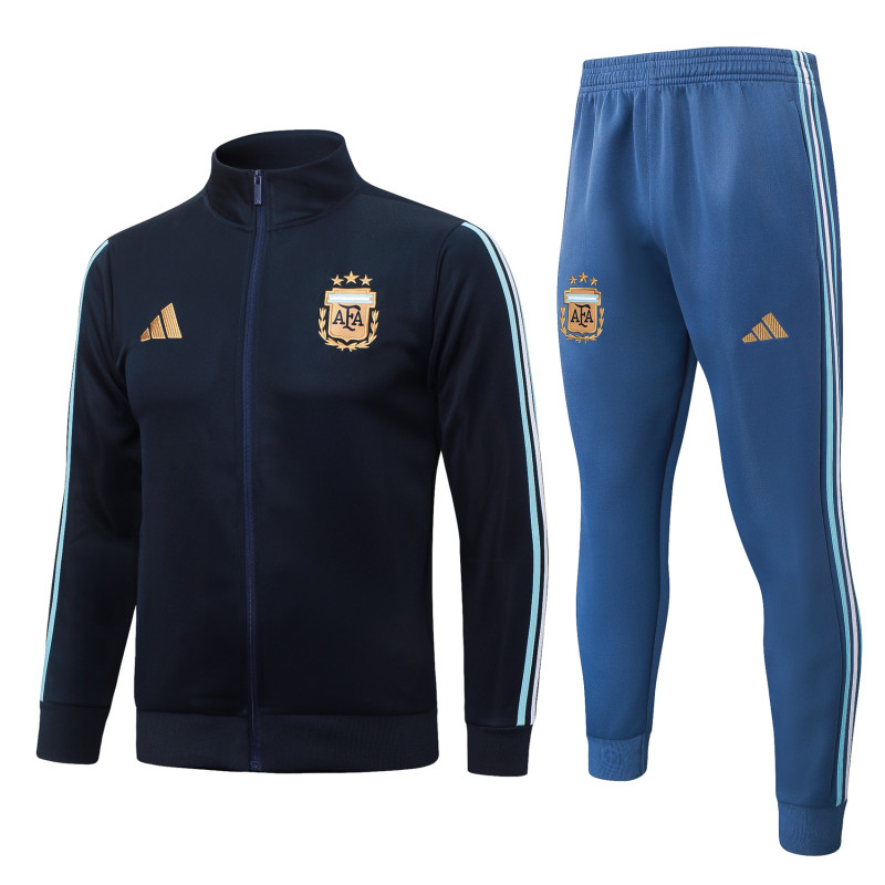 2026-27 Argentina Royal Blue Long-Pull Training Suit   A26090#