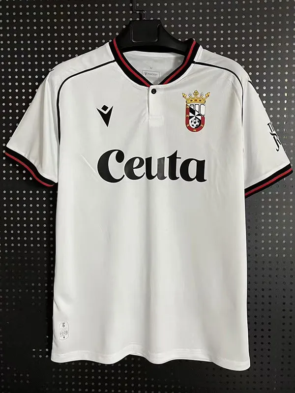 2026-27 Mens AD Ceuta Home White Fans Soccer Jersey