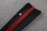 2026-27 Mens Manchester United Black Long-Pull Training Suit  A26089#