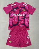 2026-27 Kids Real Betis Pink Goalkeeper Soccer Jersey
