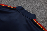 2026-27 Kids Barcelona Cyan Long Pull Training Suit E26147#