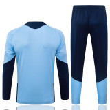 2026-27 Mens Ajax Light Blue Half Pull Training Suit B26103#