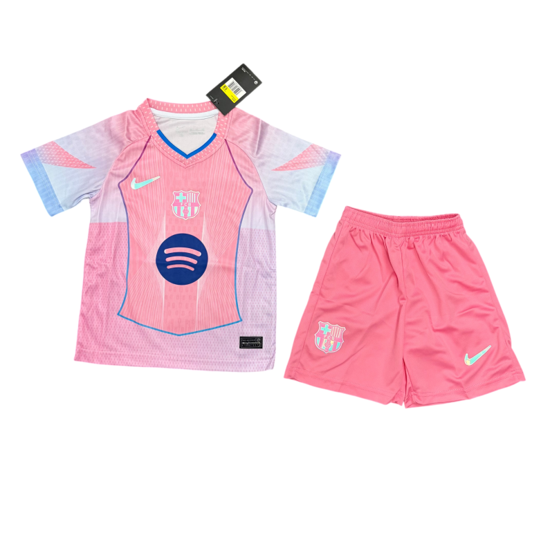 2026-27 Kids Barcelona Pink Special Edition Soccer Jersey
