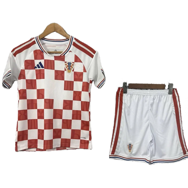 2026-27 Kids Croatia Home Soccer Jersey