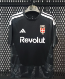 2026-27 Mens Como Goalkeeper Black Soccer Jersey
