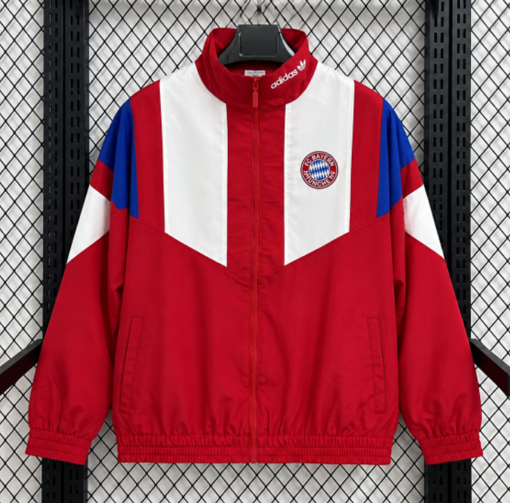2026-27 Mens Bayern Munich EQT Red Windbreaker