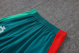 2026-27 Mens Portugal Half Pull Green Training Suit