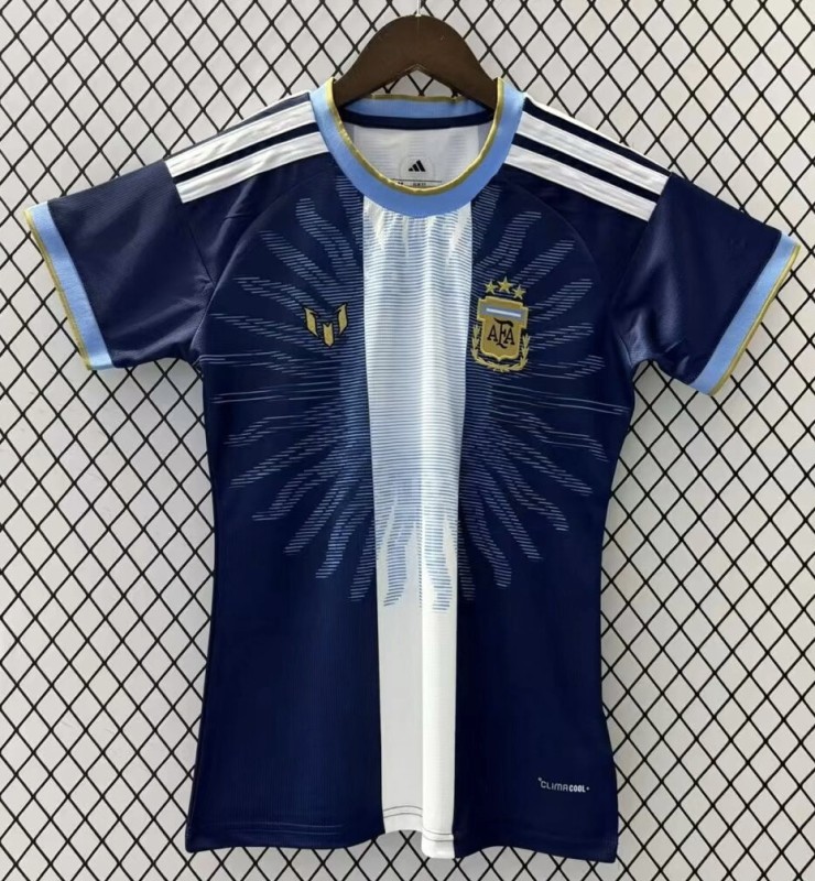 2026-27 Women Argentina Messi Farewell Match royal blue Fans Soccer Jersey