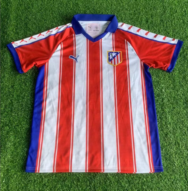 2027-28 Mens Atletico Madrid Home Red White Soccer Jersey