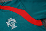 2026-27 Mens Portugal Half Pull Green Training Suit