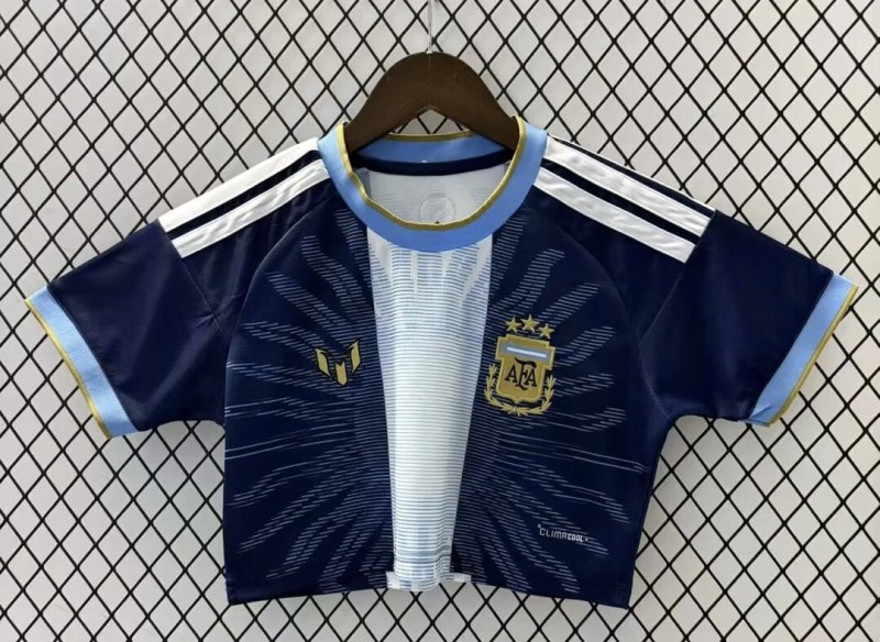 2026-27 Women Argentina Messi Farewell Match royal blue Cheerleader Shirt