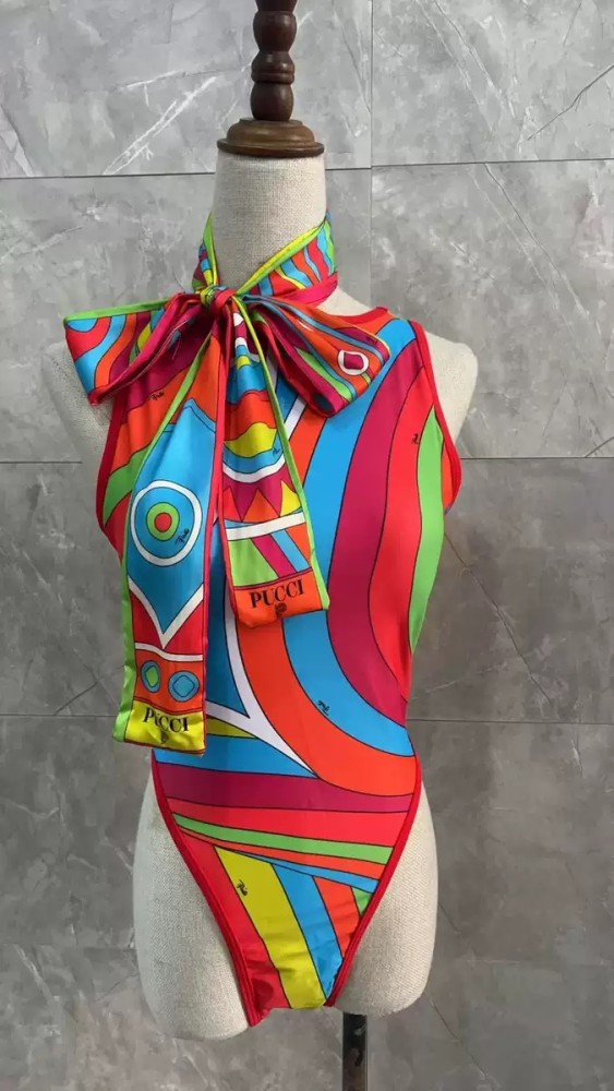 SS086  Swimsuit&Scarf