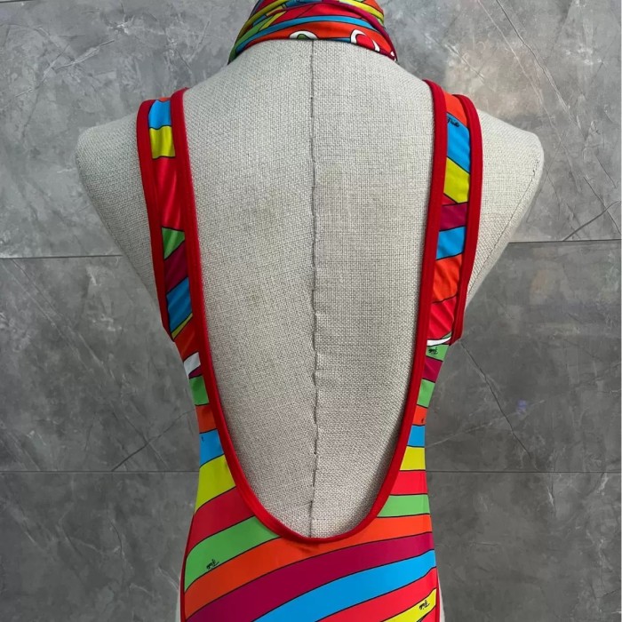 SS086  Swimsuit&Scarf