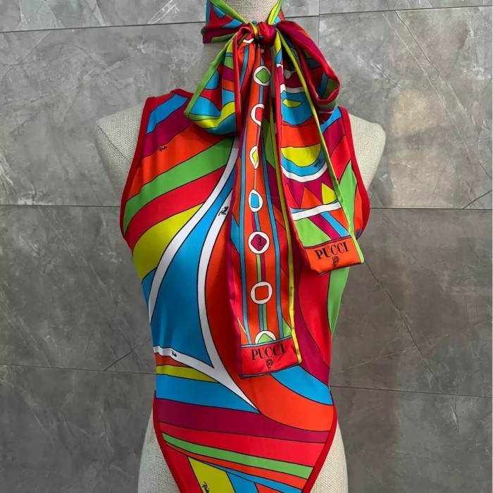 SS086  Swimsuit&Scarf