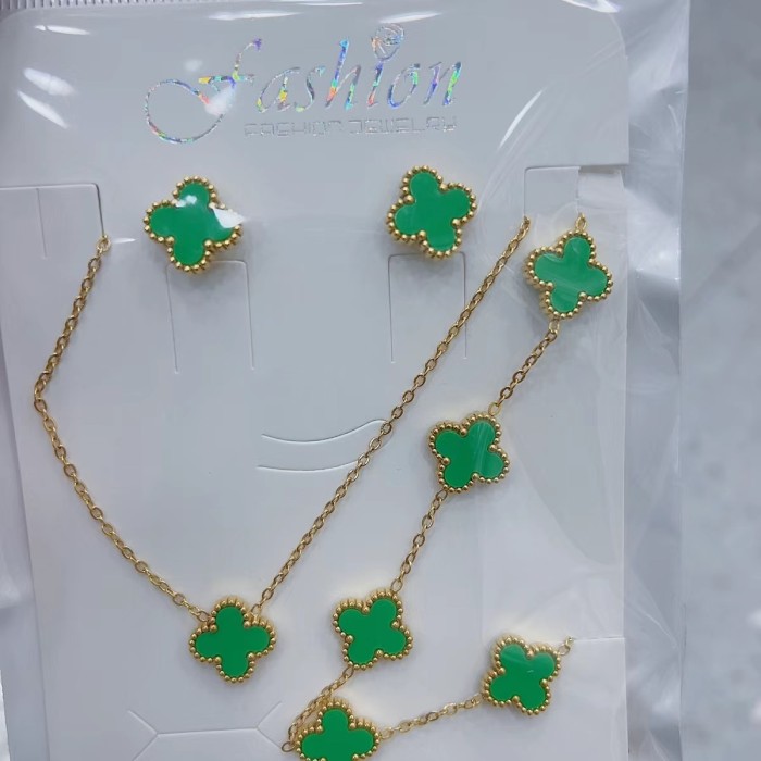 N067   Necklace+Bracelet+Earring