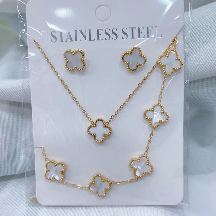 N067   Necklace+Bracelet+Earring