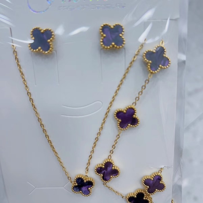 N067   Necklace+Bracelet+Earring