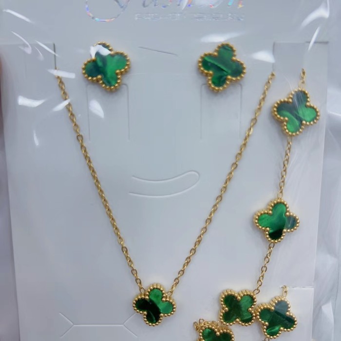 N067   Necklace+Bracelet+Earring