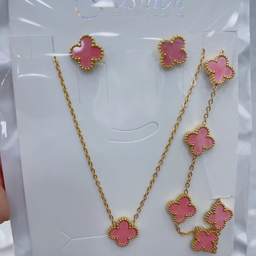 BC074  Necklace+Bracelet+Earring