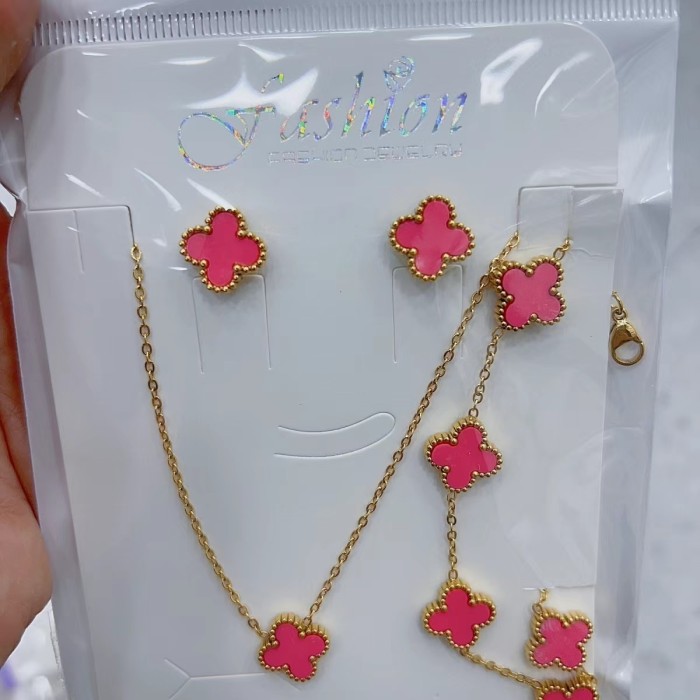 N067   Necklace+Bracelet+Earring