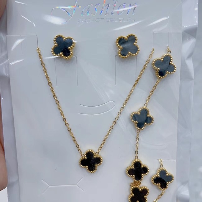 BC074  Necklace+Bracelet+Earring