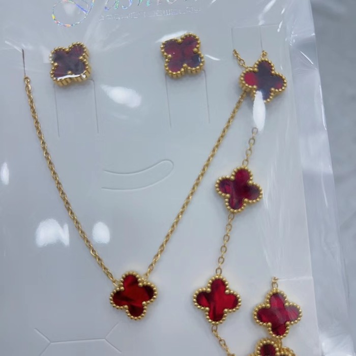 BC074  Necklace+Bracelet+Earring