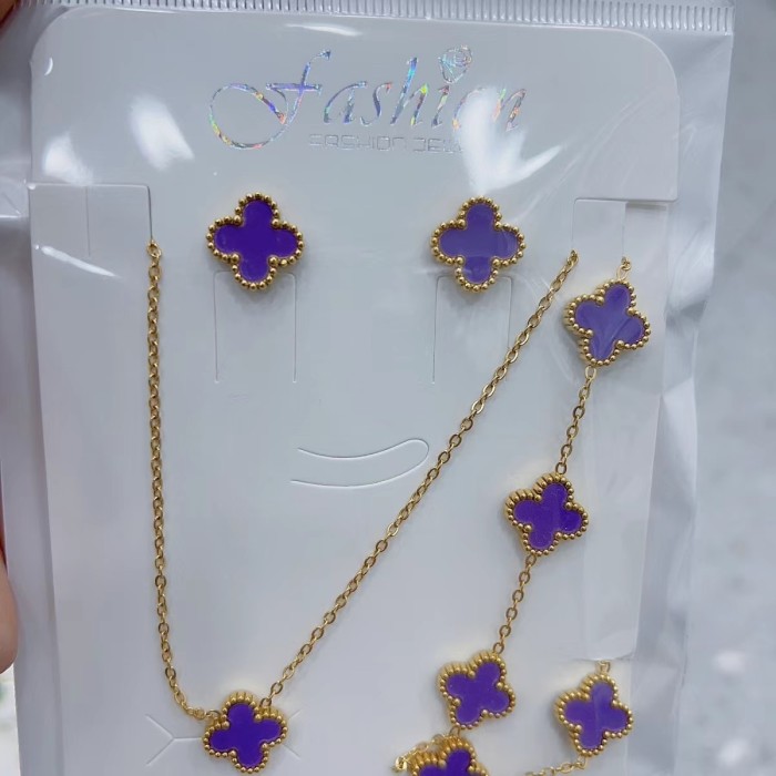 N067   Necklace+Bracelet+Earring