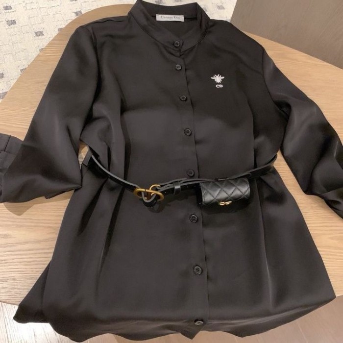 Dress with belt