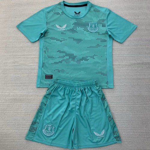 24/25 Everton Goalkeeper kids kit Sky Blue