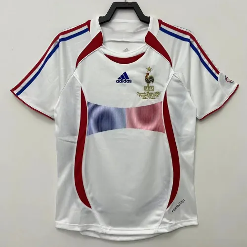 Retro 2006 France Away football jersey