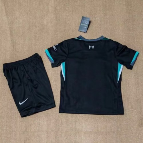 24/25 liverpool Away kids kit
