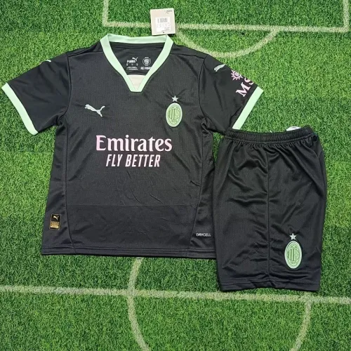 24/25 AC milan third kids kit