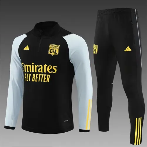 23/24 Olympique Lyonnais kids black training suit