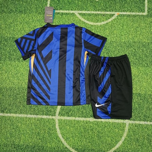 24/25 inter milan home kids kit