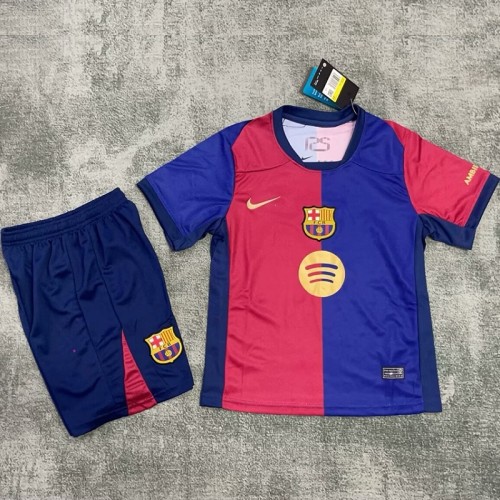 24/25 Barcelona home kids kit