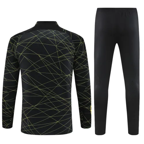 23/24 PSG kids black yellow training suit