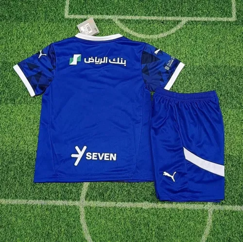 24/25 Al Hilal Saudi home kids kit