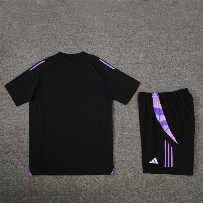24/25 Germany short -sleeved training suit black