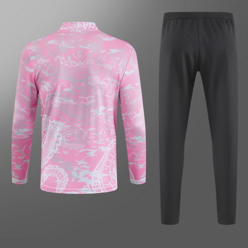23/24 Real Madrid kids Pink dragon training suit