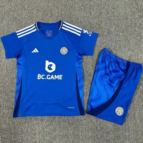 24/25 Leicester City home kids kit