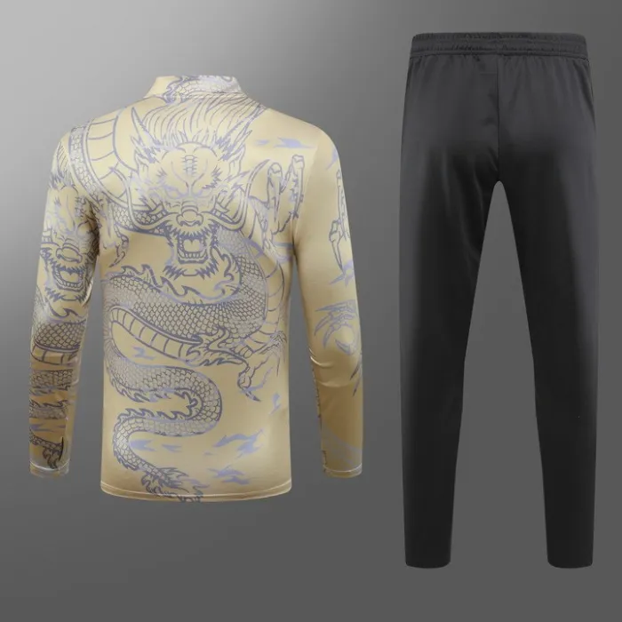 23/24 Real Madrid kids golden dragon training suit