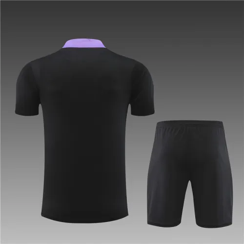 24/25 England short -sleeved training  Adult suit black