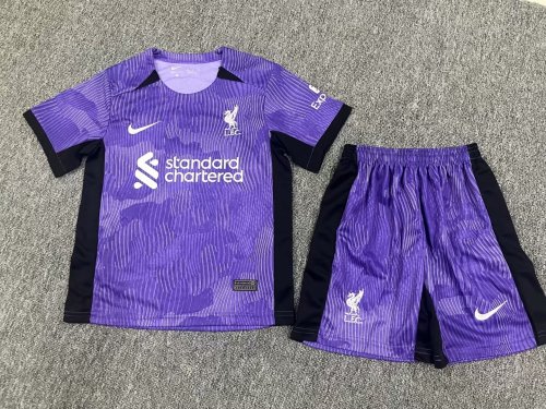 23/24 liverpool third kids kit