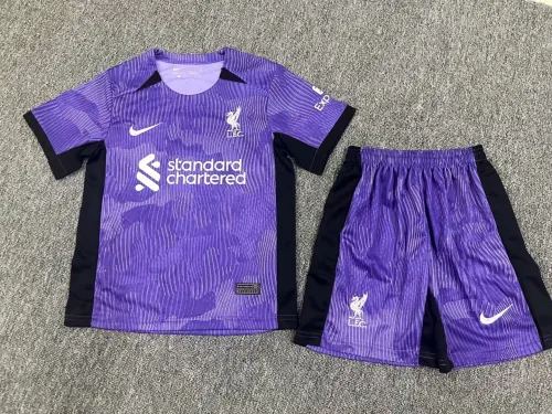 23/24 liverpool third kids kit