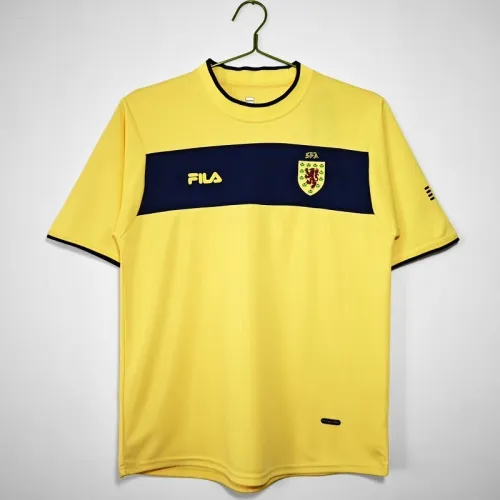 Retro 2002 Scotland  Away football Jersey