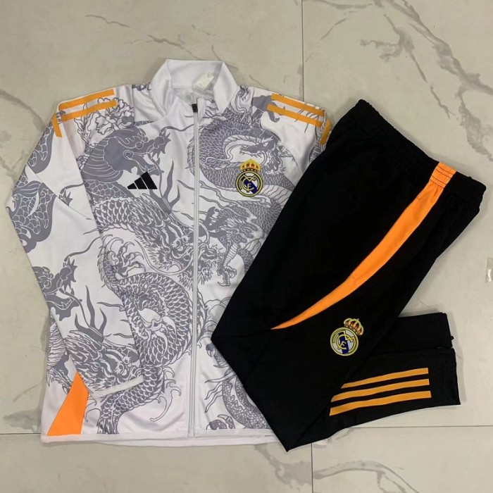 24/25 Real Madrid White Dragon jacket
