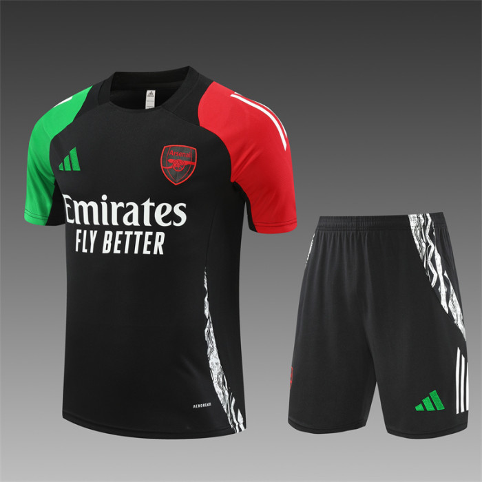 24/25 Arsenal Short sleeve black training Adult suit