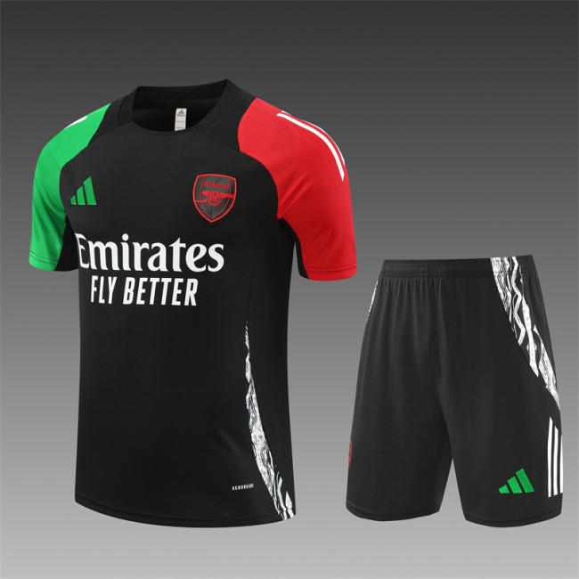 24/25 Arsenal Short sleeve black training Adult suit
