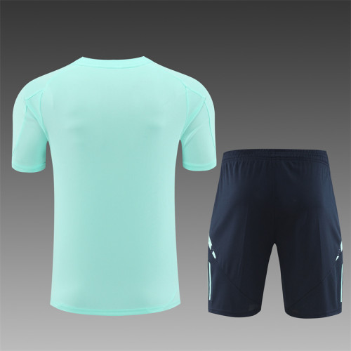 24/25 Real Madrid Short sleeve Hulan color training suit