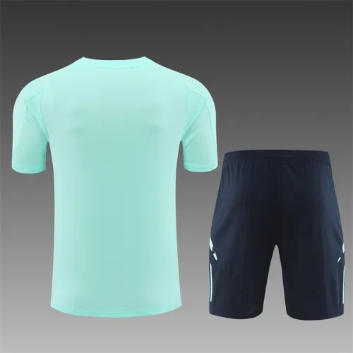 24/25 Real Madrid Short sleeve Hulan color training suit